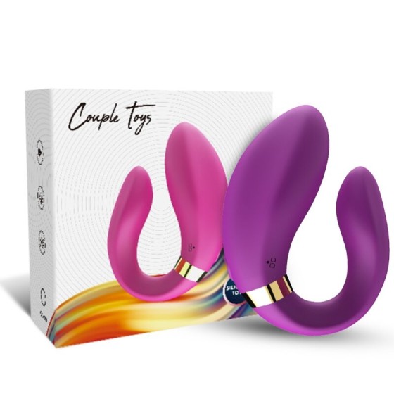 ARMONY - CRESCENT VIBRATOR FOR COUPLES REMOTE CONTROL PURPLE ARMONY FOR COUPLES - 4