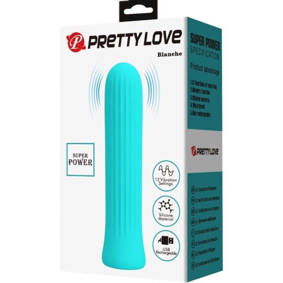 PRETTY LOVE - BLANCHE BLUE STIMULATOR VIBRATOR PRETTY LOVE C-TYPE - 7