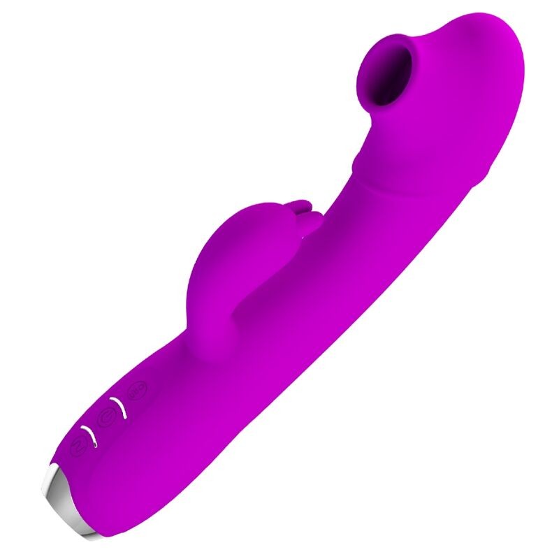 PRETTY LOVE - REGINA RECHARGEABLE VIBRATOR-SUCKER PURPLE PRETTY LOVE C-TYPE - 1