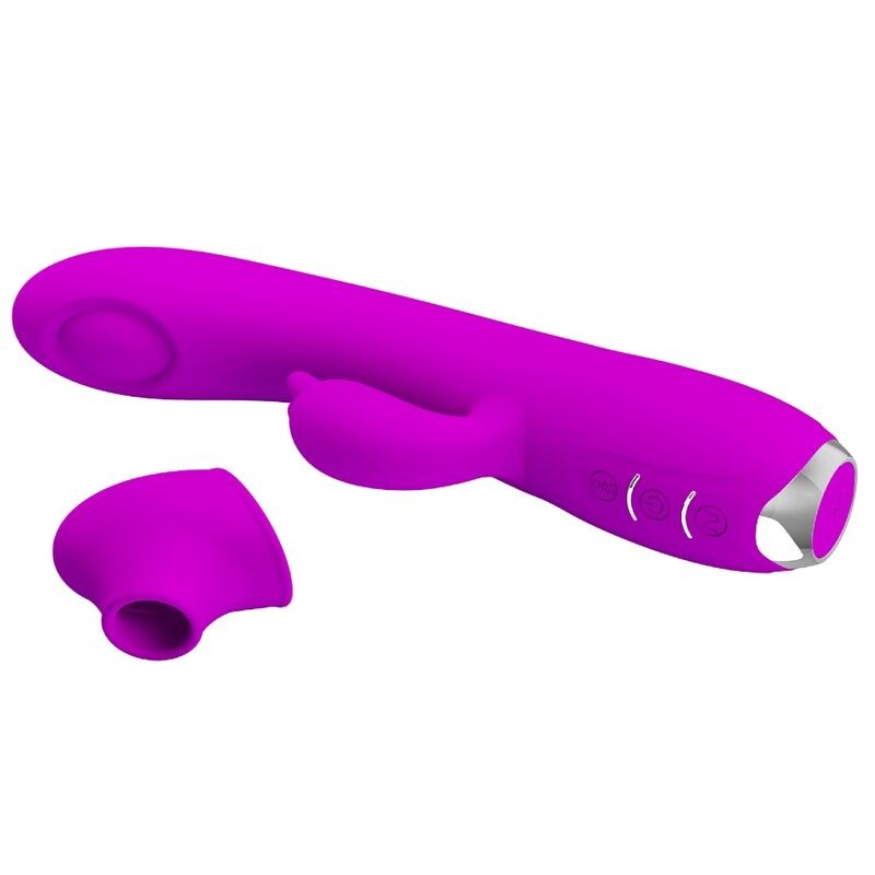 PRETTY LOVE - REGINA RECHARGEABLE VIBRATOR-SUCKER PURPLE PRETTY LOVE C-TYPE - 7