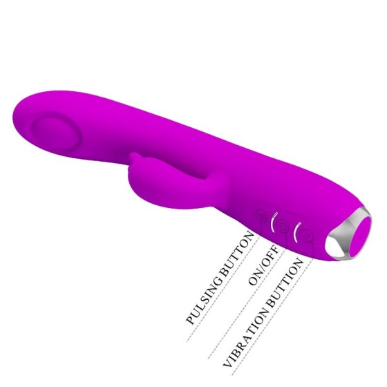 PRETTY LOVE - REGINA RECHARGEABLE VIBRATOR-SUCKER PURPLE PRETTY LOVE C-TYPE - 10