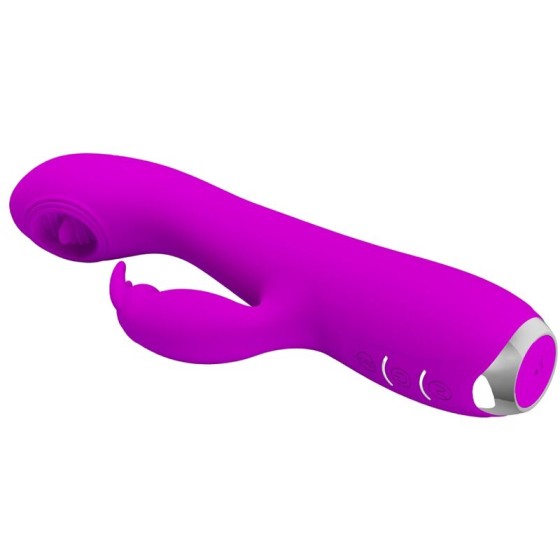 PRETTY LOVE - RACHEL RECHARGEABLE VIBRATOR WITH PURPLE SUCKER PRETTY LOVE C-TYPE - 3