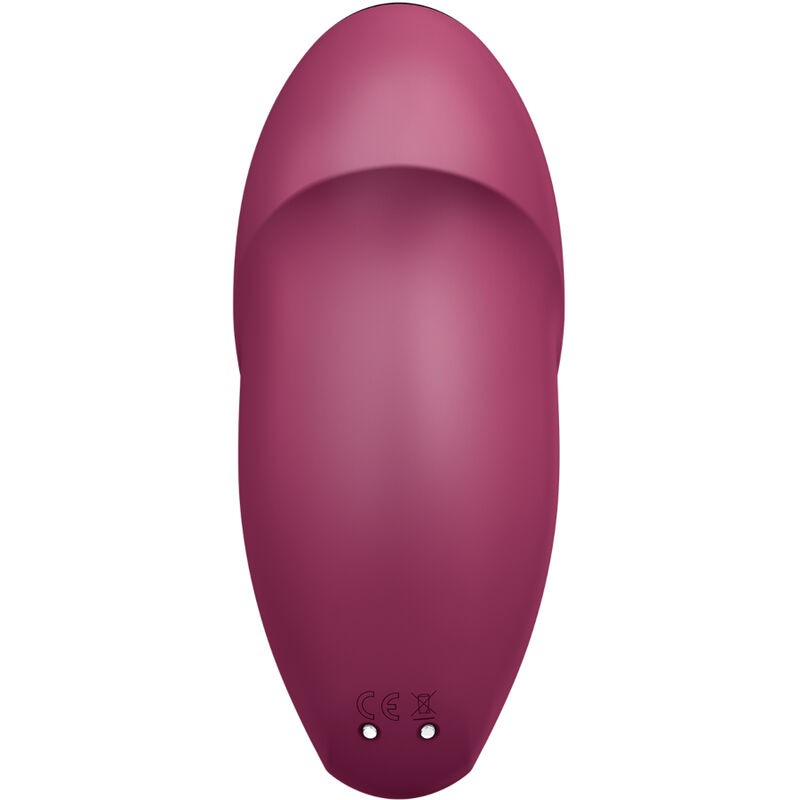 SATISFYER - TAP & CLIMAX 1 LAY-ON VIBRATOR RED SATISFYER LAYONS - 3