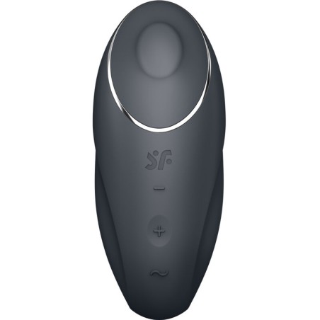 SATISFYER - TAP & CLIMAX 1 LAY-ON VIBRATOR BLACK