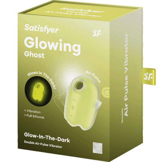 SATISFYER - GLOWING GHOST AIR PULSE & VIBRATOR YELLOW SATISFYER AIR PULSE - 6