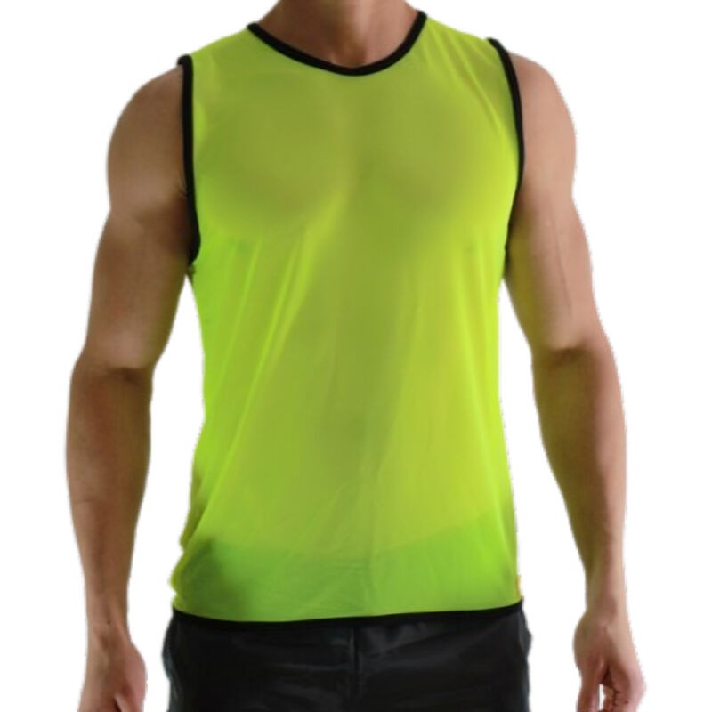 MACHO - GREEN T-SHIRT S/M MACHO UNDERWEAR - 1