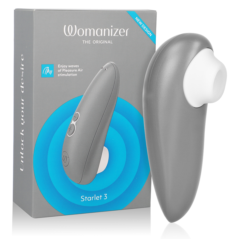 WOMANIZER - STARLET 3 CLITORAL STIMULATOR GRAY WOMANIZER - 1