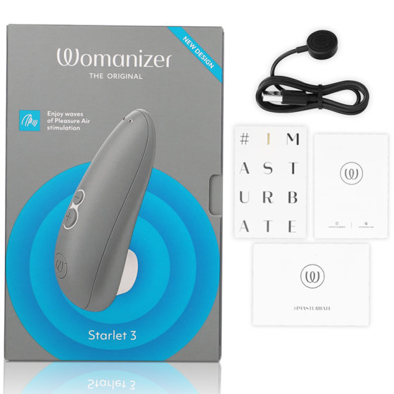 WOMANIZER - STARLET 3 CLITORAL STIMULATOR GRAY WOMANIZER - 6