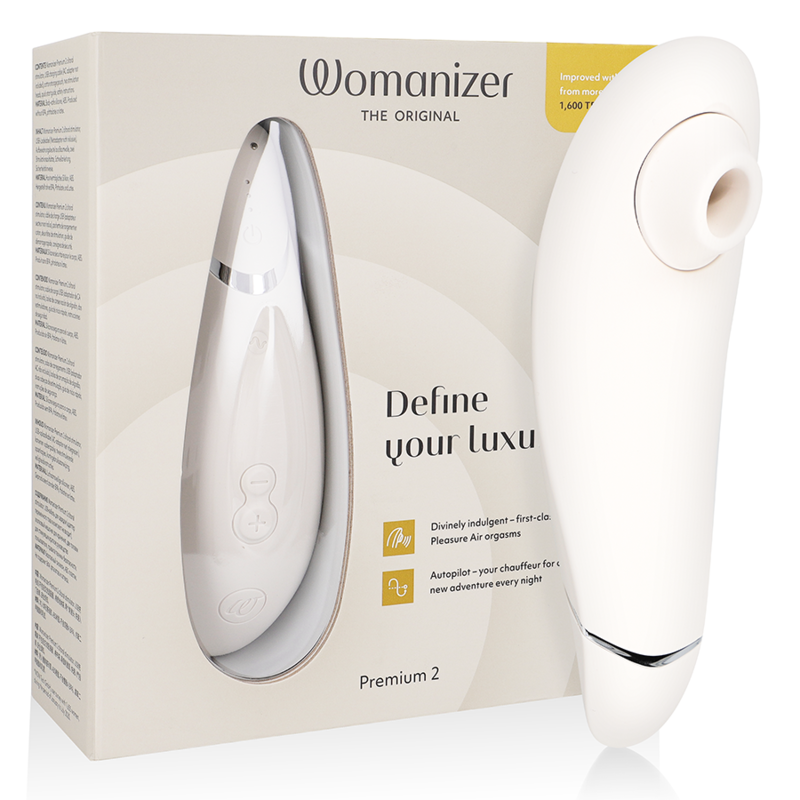 WOMANIZER - PREMIUM 2 CLITORAL STIMULATOR WARM GRAY WOMANIZER - 1