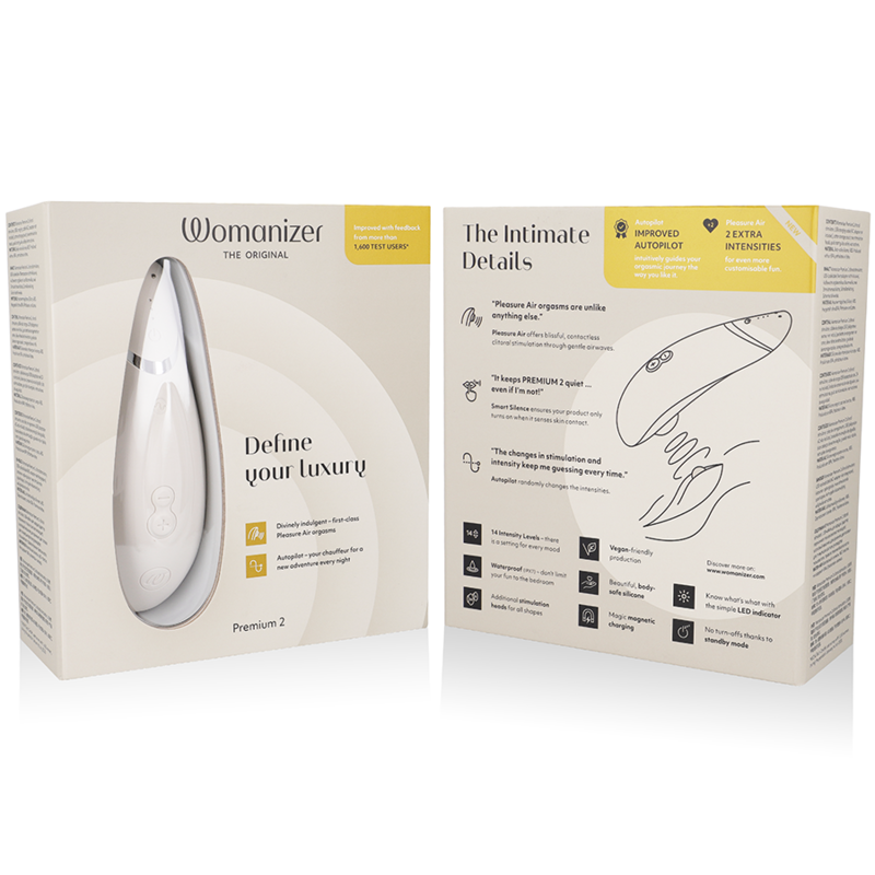 WOMANIZER - PREMIUM 2 CLITORAL STIMULATOR WARM GRAY WOMANIZER - 7