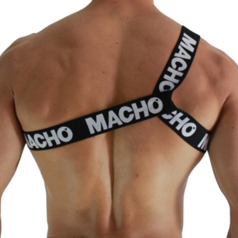 MACHO - ROMAN HARNESS WHITE L/XL MACHO UNDERWEAR - 2