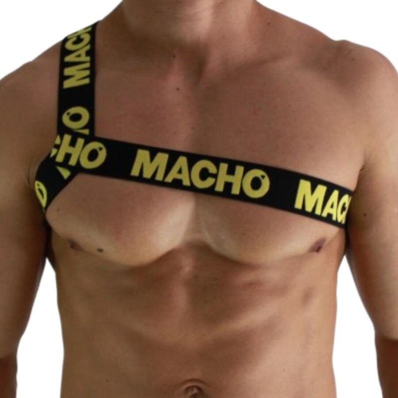 MACHO - ROMAN HARNESS YELLOW L/XL MACHO UNDERWEAR - 1