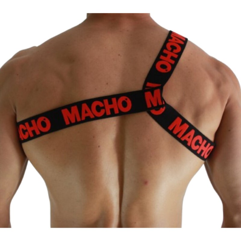 MACHO - ROMAN HARNESS RED S/M MACHO UNDERWEAR - 2