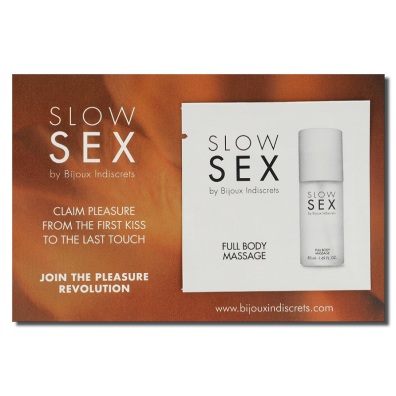 BIJOUX - SLOW SEX FULL BODY MASSAGE MASSAGE GEL 2 ML BIJOUX SLOW SEX - 1