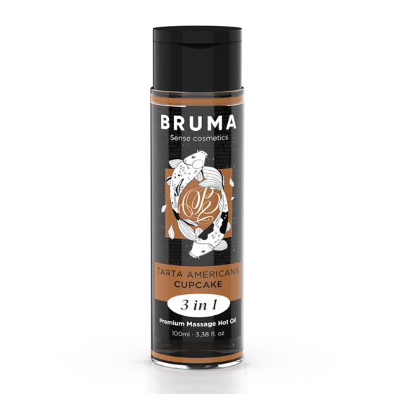 BRUMA - PREMIUM MASSAGE HOT OIL CUPCAKE 3 IN 1 - 100 ML BRUMA - 1