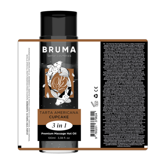 BRUMA - PREMIUM MASSAGE HOT OIL CUPCAKE 3 IN 1 - 100 ML BRUMA - 5