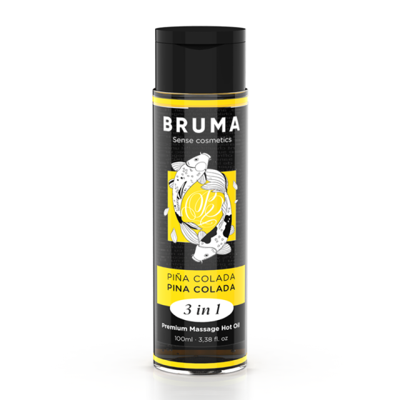 BRUMA - PREMIUM MASSAGE HOT OIL PINA COLADA 3 IN 1 - 100 ML BRUMA - 1