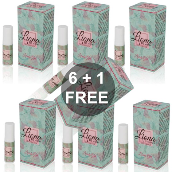 LIONA BY MOMA LIQUID VIBRATOR LIBIDGEL 6 + 1 FREE LIONA BY MOMA - 1