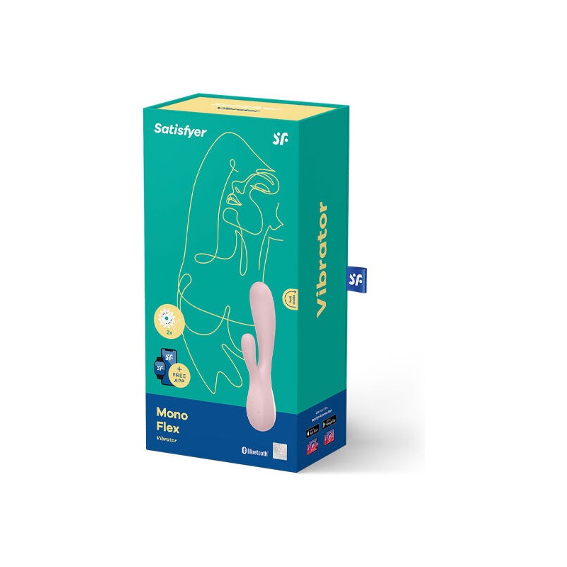 SATISFYER - MONO FLEX PINK WITH APP SATISFYER CONNECT - 4