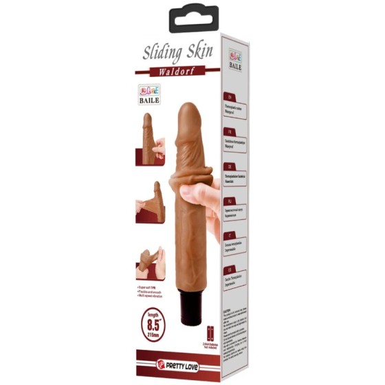 PRETTY LOVE - WALDORF REALISTIC VIBRATOR 18 CM -O- 4 CM PRETTY LOVE HIGH GRADE - 10