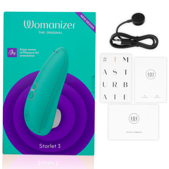 WOMANIZER - STARLET 3 CLITORAL STIMULATOR TURQUOISE WOMANIZER - 6