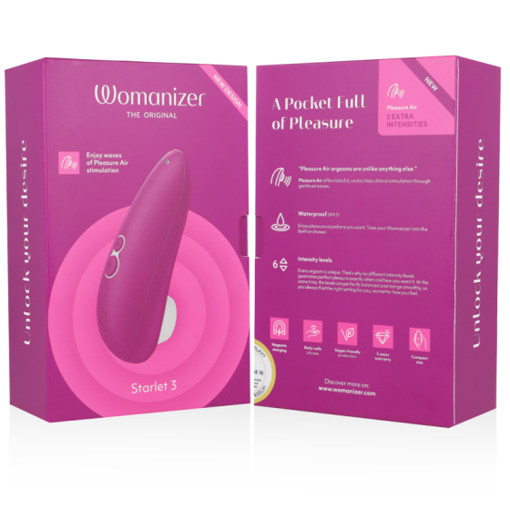 WOMANIZER - STARLET 3 CLITORAL STIMULATOR VIOLET WOMANIZER - 7