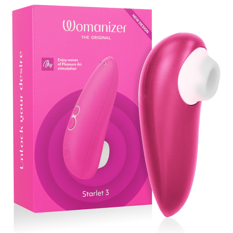 WOMANIZER - STARLET 3 CLITORAL STIMULATOR PINK WOMANIZER - 1