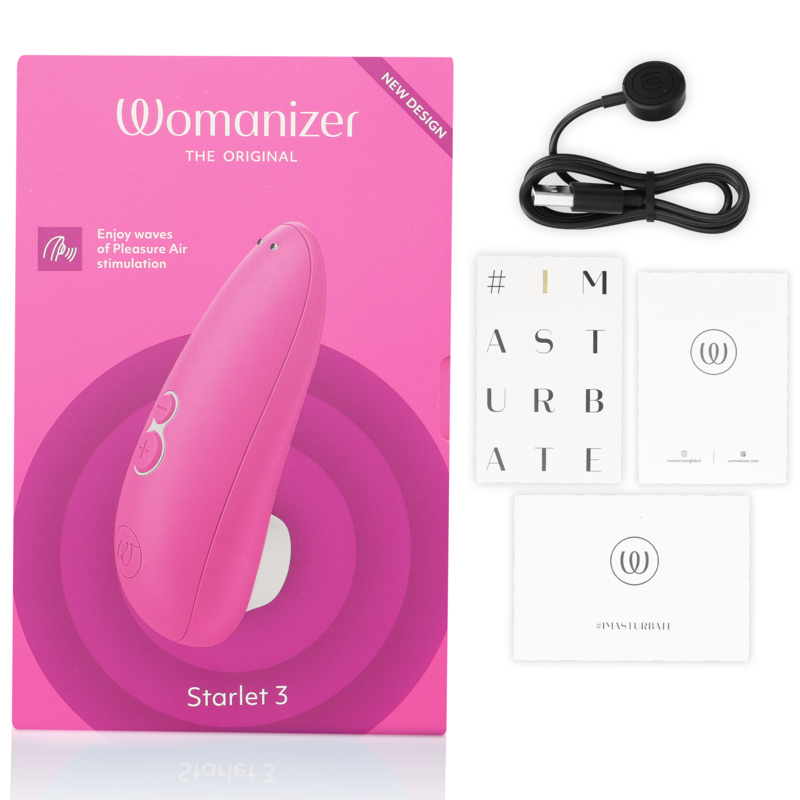 WOMANIZER - STARLET 3 CLITORAL STIMULATOR PINK WOMANIZER - 6