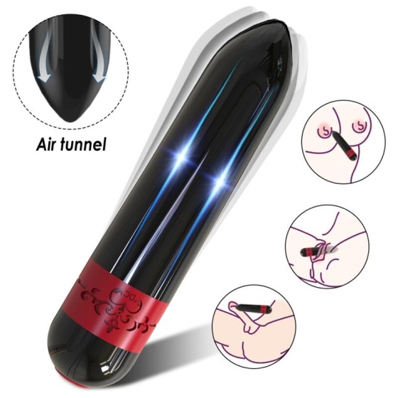 ARMONY - ROCKET VIBRATOR BULLET REMOTE CONTROL BLACK ARMONY STIMULATORS - 4