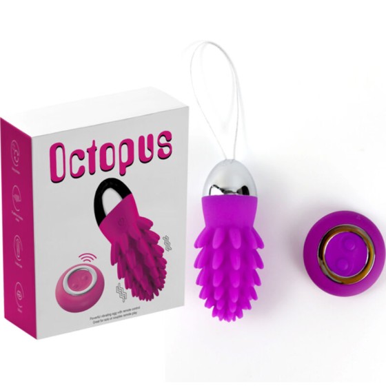 ARMONY - OCTOPUS CACTUS VIBRATING EGG VIOLET REMOTE CONTROL ARMONY STIMULATORS - 5