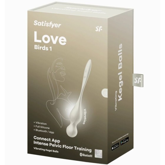 SATISFYER - LOVE BIRDS VIBRATING KEGEL BALLS WHITE SATISFYER BALLS - 6