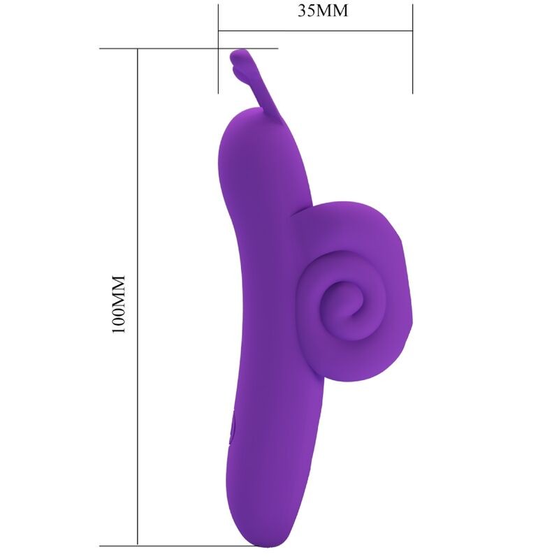 PRETTY LOVE - SNAIL POWERFUL PURPLE FINGER STIMULATOR PRETTY LOVE - 5