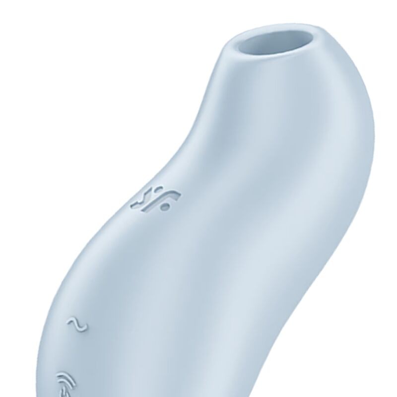 SATISFYER - POCKET PRO 1 CLITORIS STIMULATOR LIGHT BLUE SATISFYER AIR PULSE - 2