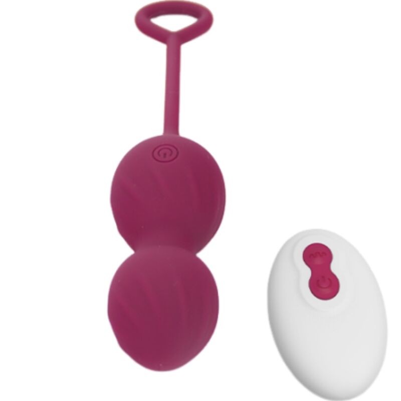 ARMONY - BLOSSOMS VAGINAL DUMBBELL VIBRATION REMOTE CONTROL 10 VIBRATIONS DARK RED ARMONY VIBRATORS - 3