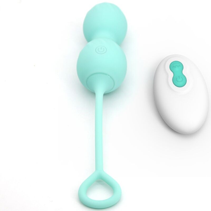 ARMONY - BLOSSOMS VAGINAL DUMBBELL VIBRATION REMOTE CONTROL 10 VIBRATIONS GREEN ARMONY VIBRATORS - 3