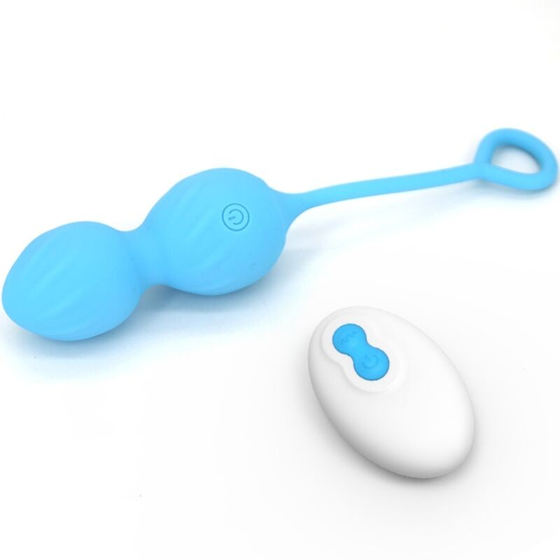 ARMONY - BLOSSOMS VAGINAL DUMBBELL VIBRATION REMOTE CONTROL 10 VIBRATIONS BLUE ARMONY VIBRATORS - 2