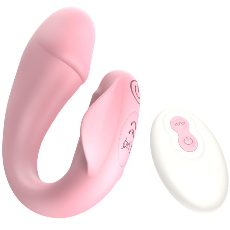 ARMONY - FRESHFUN CICI STAP-ON VIBRATOR REMOTE CONTROL AND APP 10 VIBRATIONS PINK ARMONY VIBRATORS - 1