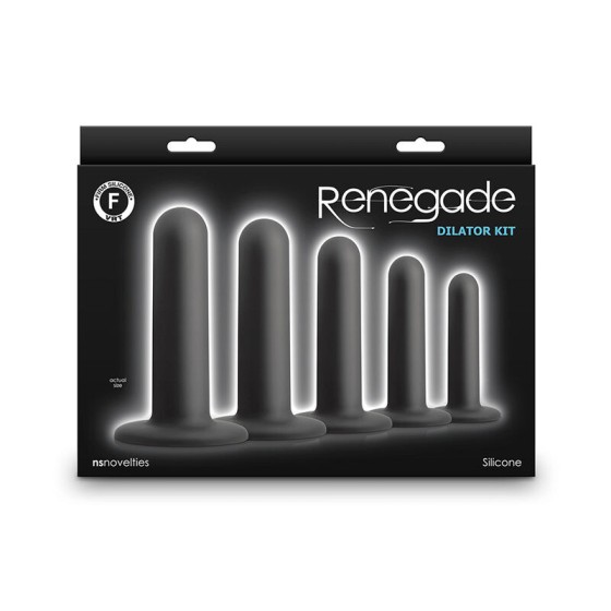 NS NOVELTIES - RENEGADE DILATOR KIT BLACK NS NOVELTIES - 3