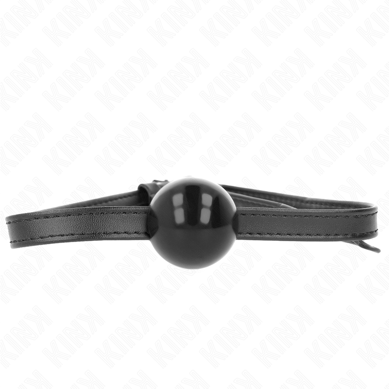 KINK - SMALL SIMPLICITY STRAP BALL 4 CM GAG 60 x 2 CM KINK COLLAR & GAG - 3