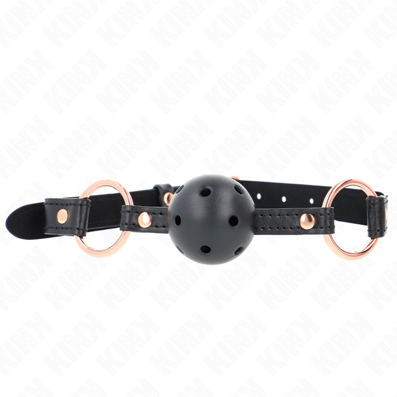 KINK - PREMIUM TPE BALL 4 CM GAG 60 x 2 CM KINK COLLAR & GAG - 3