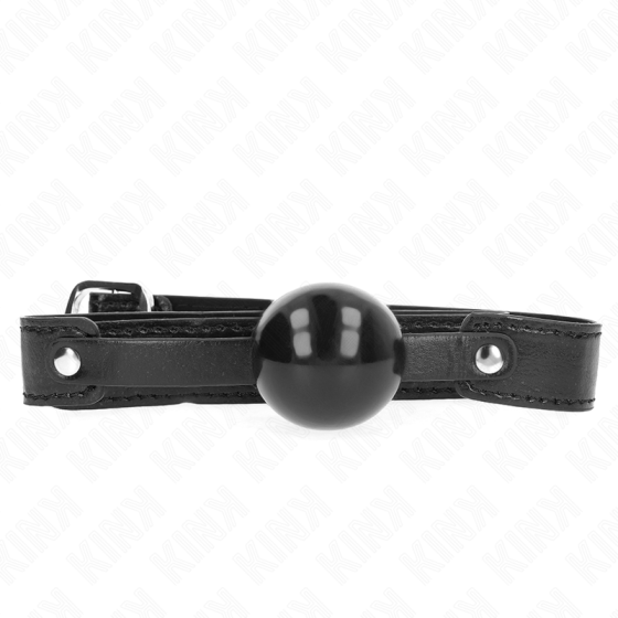 KINK - SOFT TPE BALL 4 CM GAG MODEL 2 65 x 2.5 CM KINK COLLAR & GAG - 1