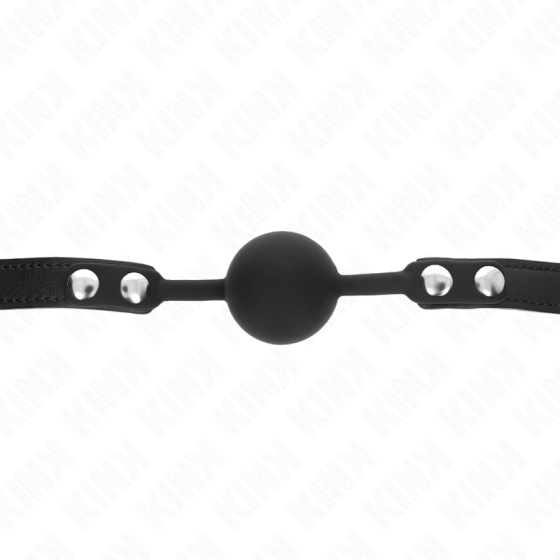 KINK - SILICONE BALL 4 CM GAG MODEL 1 60 x 2 CM KINK COLLAR & GAG - 3