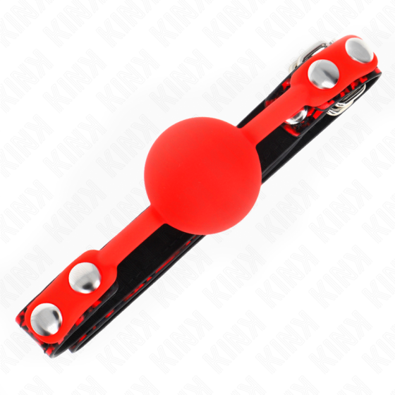 KINK - SILICONE BALL 4 CM GAG MODEL 2 60 x 2 CM KINK COLLAR & GAG - 3