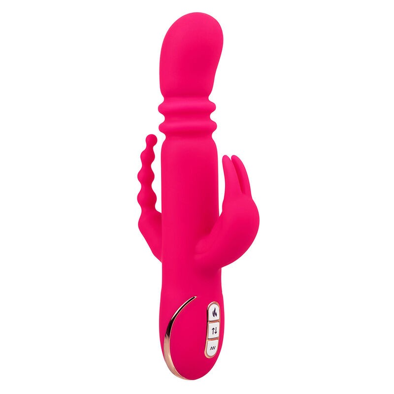 CALEXOTICS - JACK FANTASY TRIPLE HEATED VIBRATOR RABBIT PINK CALEXOTICS - 2