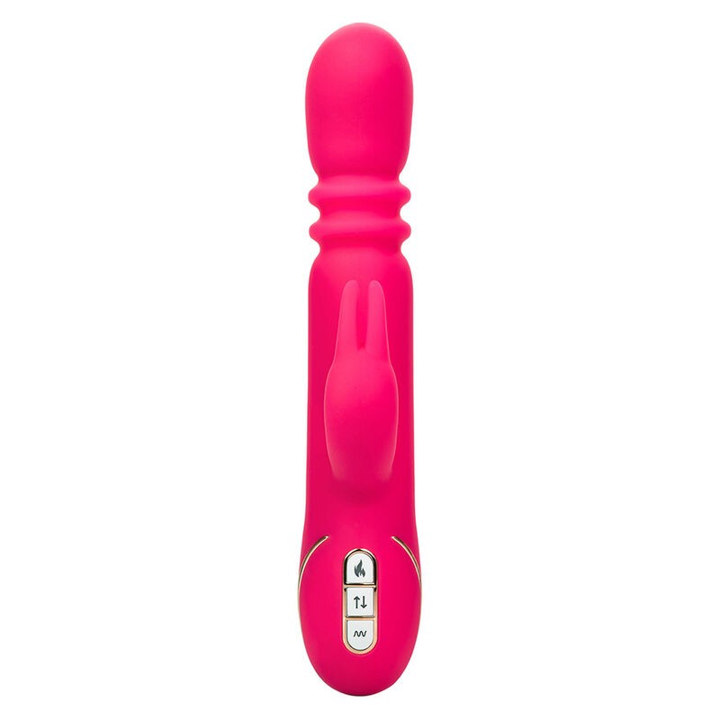 CALEXOTICS - JACK FANTASY TRIPLE HEATED VIBRATOR RABBIT PINK CALEXOTICS - 4