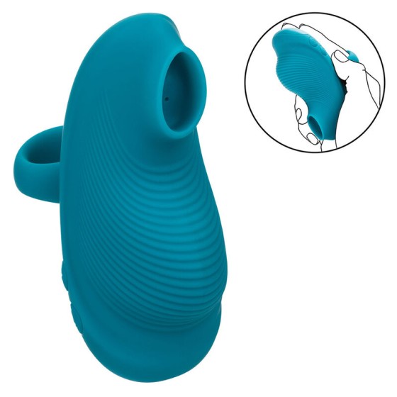 CALEXOTICS - ENVY HANDHELD ROLLING BALL MASSAGER 7 VIBRATIONS BLUE CALEXOTICS - 6