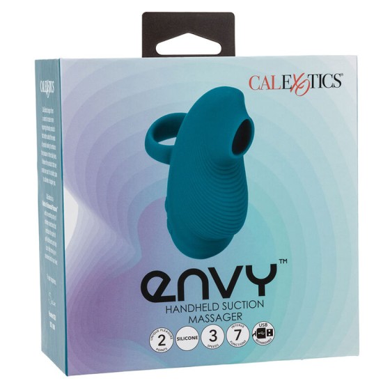 CALEXOTICS - ENVY HANDHELD ROLLING BALL MASSAGER 7 VIBRATIONS BLUE CALEXOTICS - 10