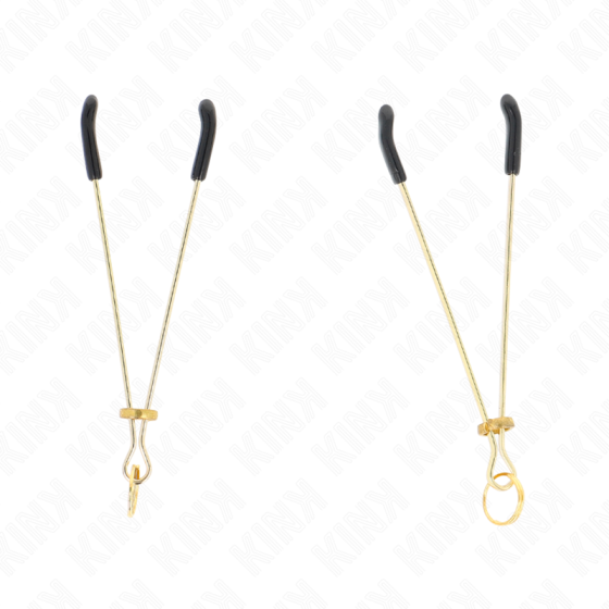 KINK - THIN NIPPLE CLAMPS GOLD 7 CM KINK NIPPLE GRIP - 1