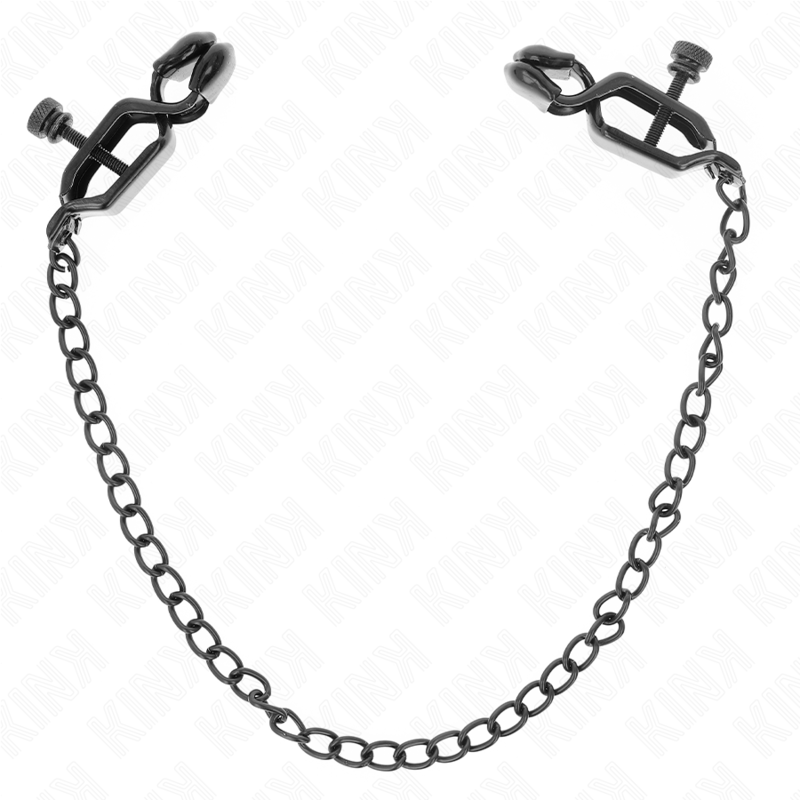 KINK - FLAT CHAIN NIPPLE CLAMPS BLACK 30 CM KINK NIPPLE GRIP - 1