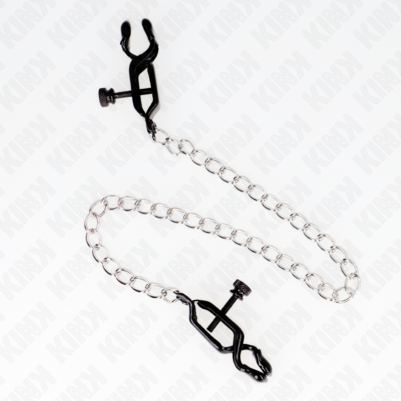 KINK - FLAT CHAIN NIPPLE CLAMPS SILVER 30 CM KINK NIPPLE GRIP - 2